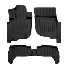 EgriAuto Egri Auto Premium 3D gumiszőnyeg patenttal Mitsubishi L200 2015- 5db autószőnyeg