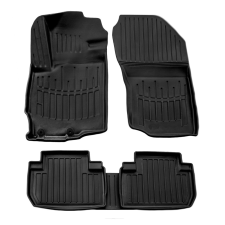 EgriAuto Egri Auto Premium 3D gumiszőnyeg patenttal Mitsubishi Outlander XL 2006-2012 5db autószőnyeg