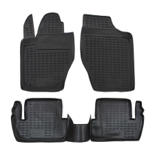 EgriAuto Egri Auto Premium 3D gumiszőnyeg patenttal Peugeot 307 2001-2008 autószőnyeg