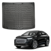 EgriAuto fekete csúszásgátlós csomagtértálca Audi Q4 E-Tron 2021-