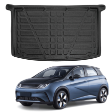 EgriAuto fekete csúszásgátlós csomagtértálca BYD Dolphin 2024- (Felső csomagtartó) csomagtértálca