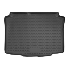 EgriAuto fekete gumi csomagtértálca Seat Ibiza 3D 5D 2008-2017 Hatchback csomagtértálca