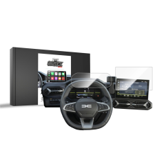 EgriAuto GRIZZ 2 darabos Autó Kijelzővédő fólia Ceramic Dacia Spring 10&quot; (2024) autós kellék