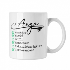  Egy anya tulajdonságai - Fehér Bögre bögrék, csészék