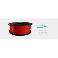 egyéb 3D nyomtató filament 1,75 mm PLA piros (3DFILAMENT175R) (3DFILAMENT175R) nyomtató kellék