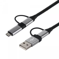 egyéb 4az1-ben USB-C - USB-C / USB-C - microUSB / USB-C - USB-A / USB-A - microUSB töltőkábel 1.5m (USB MULTI) mobiltelefon kellék