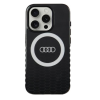 egyéb Audi IML Big Logo Apple iPhone 15 Pro MagSafe Tok - Fekete (AU-IMLMIP15P-Q5/D2-BK)