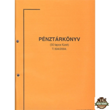 EGYEB BELFOLDI A.SZNY.504 A4 álló 50lapos &quot;Pénztárkönyv&quot; nyomtatvány nyomtatvány