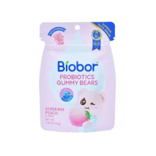 egyéb Biobor őszibarack ízű gumicukorka 45 g vitamin és táplálékkiegészítő