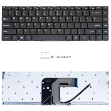 egyéb BMAX YU141 gyári billentyűzet (US kiosztás, háttérvilágítással, szürke) laptop alkatrész