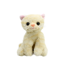 egyéb Cica ülő plüssfigura - 14 cm, többféle puzzle, kirakós