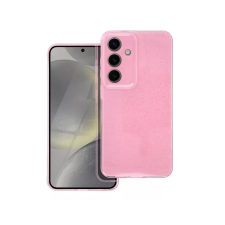 egyéb Clear 2mm Samsung Galaxy S24 Tok - Rózsaszín/Csillámos tok és táska