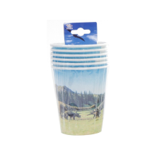 egyéb Dinos 6 db-os papír pohár 250 ml party kellék