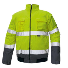 egyéb Dzseki Clovelly Hi-Vis pilóta, sárga/sötétkék, S munkaruha