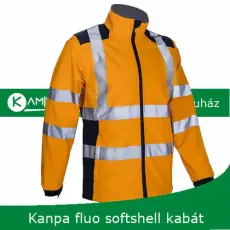 egyéb Dzseki Kanpa Hi-Viz softshell narancs L