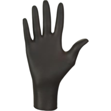 egyéb Egyszer használatos XL védőkesztyű - Fekete (100db)