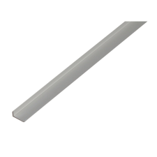 egyéb Élvédő idom eloxált 8 mm x 19 mm x 2000 mm ezüst építőanyag