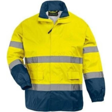 egyéb Esőruha Hi-Viz Fluo PES/PU (esőkabát+esőnadrág) kék/sárga L munkaruha