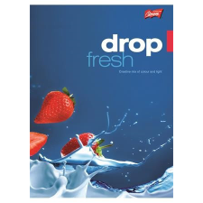 egyéb Fruit A4 kockás füzet, Eper/Kék (1 db) füzet