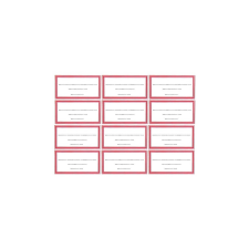 egyéb Füzetcímke ZÁTONYI 12db-os egyszínű 20 ív/csomag füzetcímke