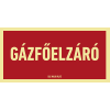 egyéb GÁZFŐELZÁRÓ, Utánvilágító öntapadó, 300x150