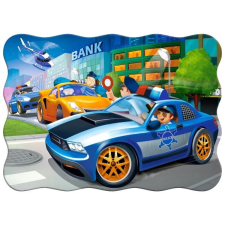 EGYÉB GYÁRTÓ Castorland Police Chase - 30db-os puzzle gyermekeknek, Többszínű puzzle, kirakós