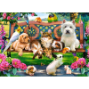 EGYÉB GYÁRTÓ Castorland Puzzle Pets in The Park 180 - 180db-os állatos puzzle, Többszínű