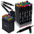EGYÉB GYÁRTÓ KX5123 24db-os kétoldalas filctoll marker készlet tartó állvánnyal, Többszínű