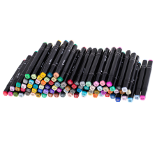 EGYÉB GYÁRTÓ KX5308 168db-os kétoldalas filctoll marker készlet, Többszínű filctoll, marker