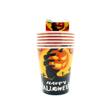 egyéb Halloween papírpohár 6db 250ml party kellék