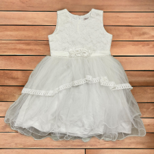 egyéb Hófehér tüllős alkalmi ruha lányka ruha