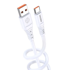 egyéb KAKUSIGA KSC-803 USB-A apa - USB-C apa 2.0 Adat és töltőkábel - Fehér (1m) (KSC803UCWH) kábel és adapter