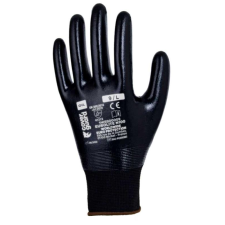 egyéb Kesztyű Eurolite N100 nitril mártott, black, 9 védőkesztyű