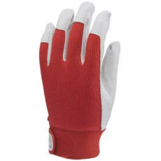 egyéb Kesztyű Eurostrong E840 kecskebőr, red, 10