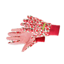 egyéb Kesztyű Fresh Fruit textil pöttyös, piros, 8 védőkesztyű