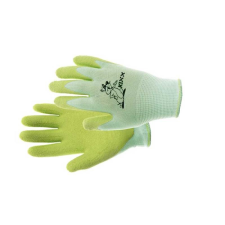 egyéb Kesztyű Fudge nylon latex tenyér, zöld, 4 védőkesztyű