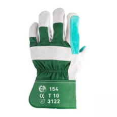 egyéb Kesztyű marhahasíték tenyerén, hüvelyk ujjon dupla erősségű 154_10_méret