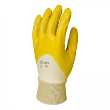egyéb Kesztyű tenyéren mártott sárga nitril  9320_10_méret védőkesztyű