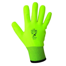 egyéb Kesztyű Turtur PVC téli nylon mártott, sárga, 8 védőkesztyű