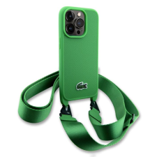 egyéb Lacoste Iconic Petit Pique iPhone 15 Pro Tok - Zöld (LCHCP15LSPVCN) tok és táska
