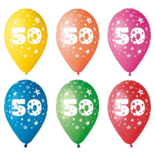 egyéb Léggömb, 26 cm, számos, 50 party kellék