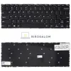egyéb Lenovo V110-14AST V110-14IAP V310-14ISK gyári billentyűzet (US kiosztás), fekete