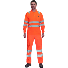 egyéb LUGO HV póló hosszú ujjú (narancssárga, XL) munkaruha