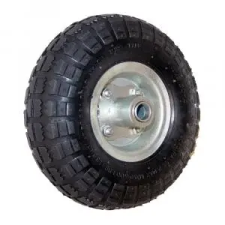 egyéb Molnárkocsi kerék fém felnis eltolt aggyal 3,5-4" 16mm barkácsgép tartozék