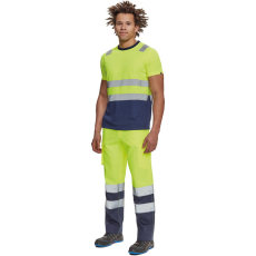 egyéb MONZON Hi-Vis ru. póló sárga/navy 3XL