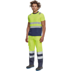 egyéb MONZON Hi-Vis ru. póló sárga/navy 5XL
