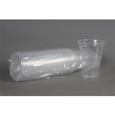 egyéb Műanyag söröspohár, 5 dl, 50 db, víztiszta papírárú, csomagoló és tárolóeszköz