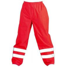 egyéb Nadrág derekas Bitoray Hi-Vis, fluo piros, S