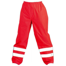 egyéb Nadrág derekas Bitoray Hi-Vis, fluo piros, XL munkaruha