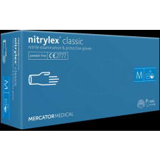 egyéb Nitrylex Classic púdermentes nitril egyszer használatos kesztyű, 100db / doboz, L védőkesztyű